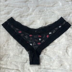 2017 Victoria's Secret Cheeky Lace Trim Panty XL